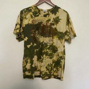 Arizona Bleach Tie Dye Tee shirt kokopelli custom made unisex Large L